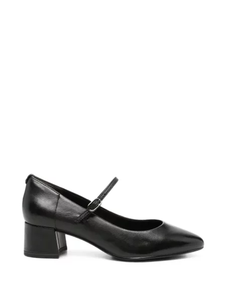 Pantofi cu toc Tamaris din piele cu cataramă negru