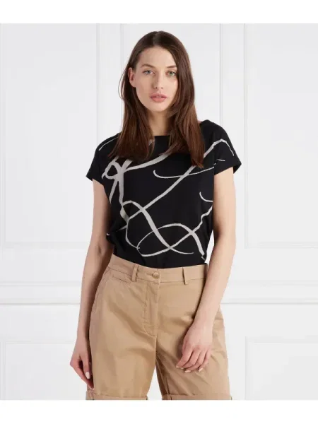 LAUREN RALPH LAUREN Tricou | Regular Fit negru