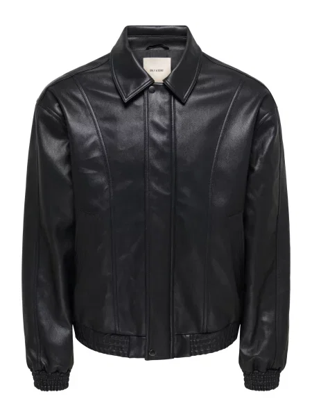 Only & Sons Geacă de primăvară-toamnă ONSSANTIAGO' negru