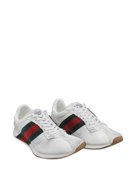Sneakerși Gucci cu dungi alb