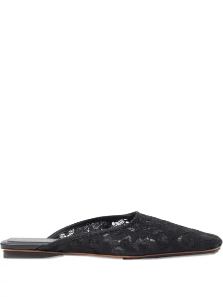 Мюли Stella Mccartney с дантела черно