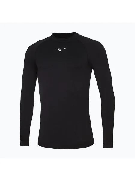 Мъжки анцуг за бягане с дълъг ръкав Mizuno Uni Core black/white бяло