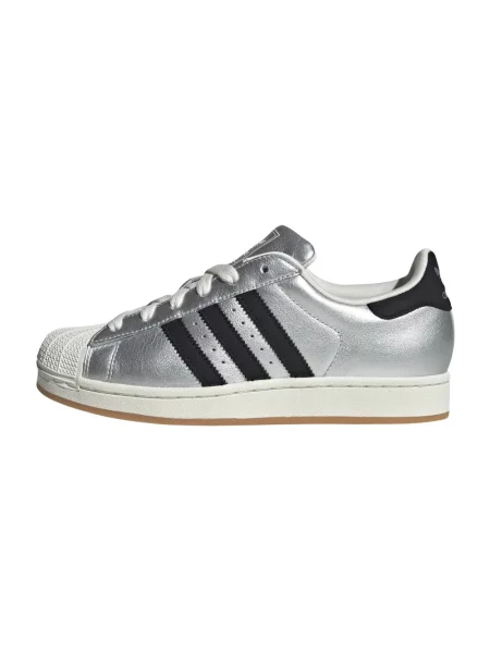 Sneakersy Adidas Superstar skórzane szare