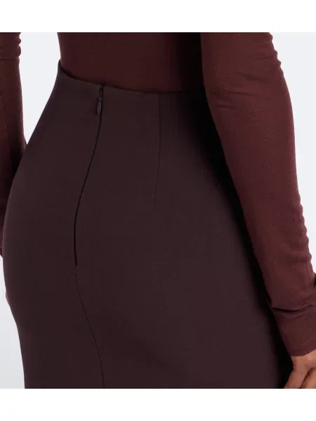 Fustă tip creion Roland Mouret maro