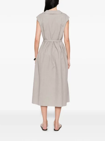 Rochie midi Individual Sentiments fără mâneci de costum gri