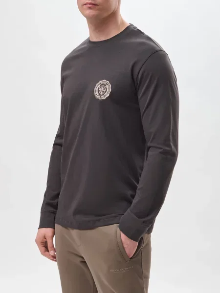 Лонгслів Armani Exchange коричневий