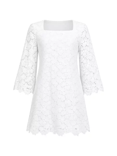 Rochie mini Simkhai din dantelă alb