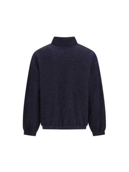 Kurtka Jil Sander polarowa niebieska