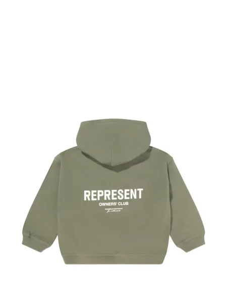 Dětska mikina s kapucí Represent Mini zelená