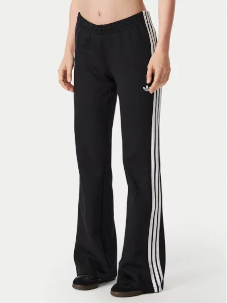 Hlače Adidas Originals lepršave crna