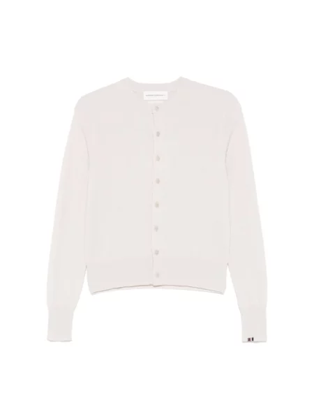 Sweter Extreme Cashmere z kaszmiru z kołnierzem biały