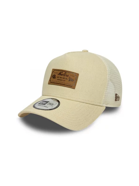 Bőr baseball sapka New Era bézs