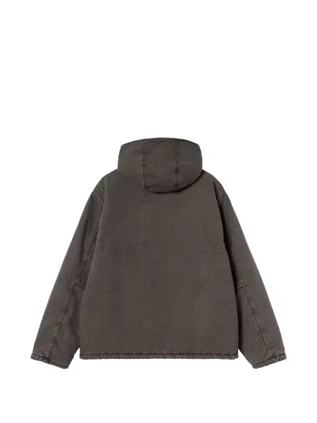 Geacă Carhartt Wip cu glugă gri