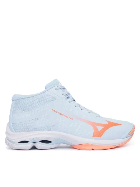 Încălțăminte pentru sporturi de interior Mizuno Wave Lightning Pro Mid deschis albastru