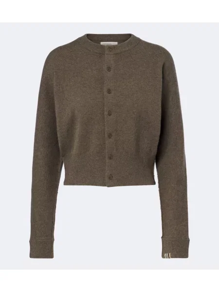 Cardigan Extreme Cashmere din cașmir verde