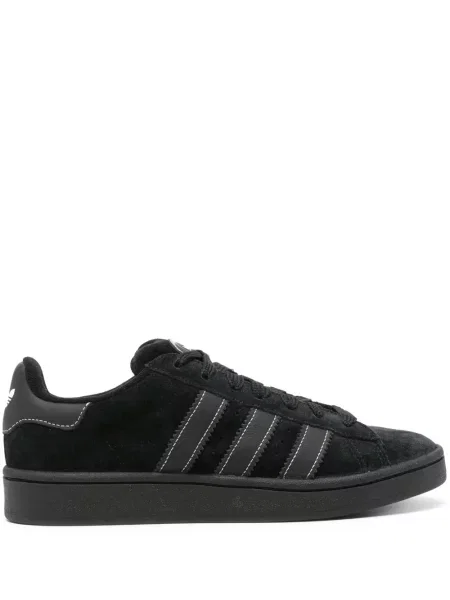 Sneakerși Adidas Campus din piele de căprioară negru