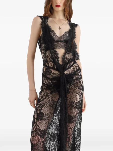 Rochie Dolce & Gabbana din dantelă negru