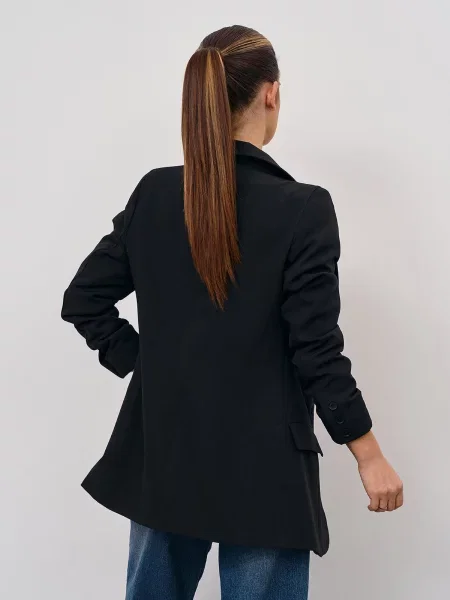 Піджак ISSA Plus комбінований верх чорний