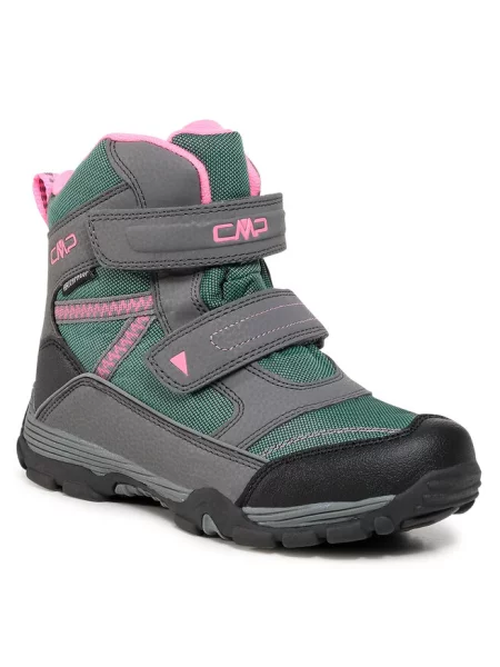Śniegowce juniorskie CMP Pyry Snowboots Wp graffite/acqua szare