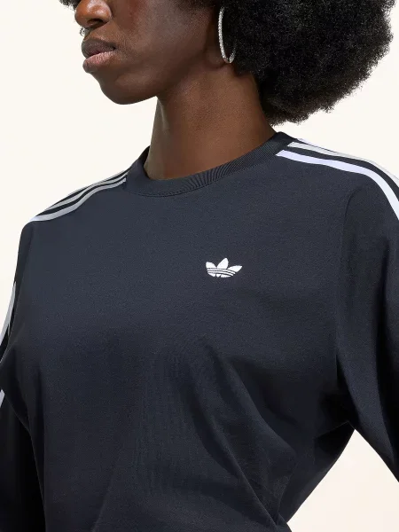 Adidas Originals Tričko S Pruhy černá bílá