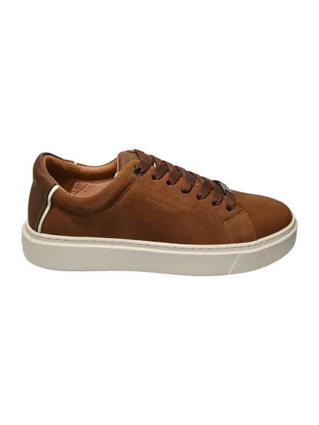 Sneakersy Alexander Smith skórzane brązowe