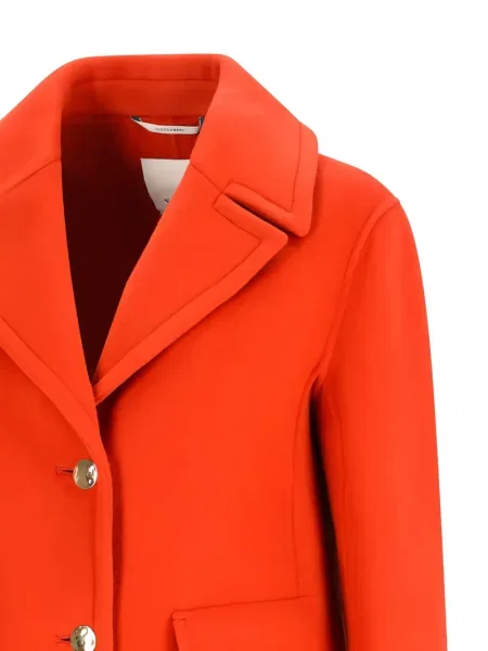 Vilnonis paltas 's Max Mara oranžinė