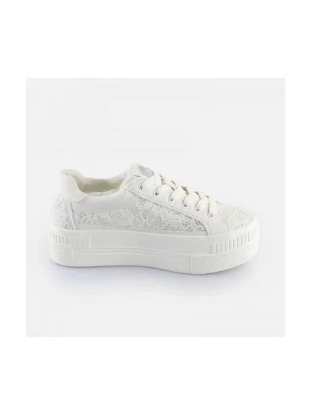 Buffalo Sneakers Paired Bloom alb