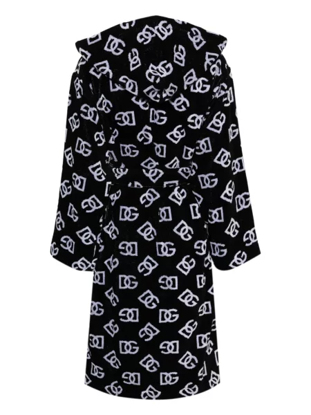 Žakardinis chalatas Dolce & Gabbana juoda