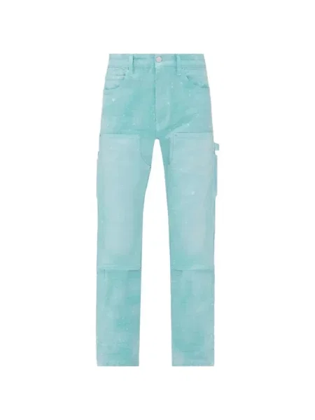 Blugi Amiri din jacard albastru
