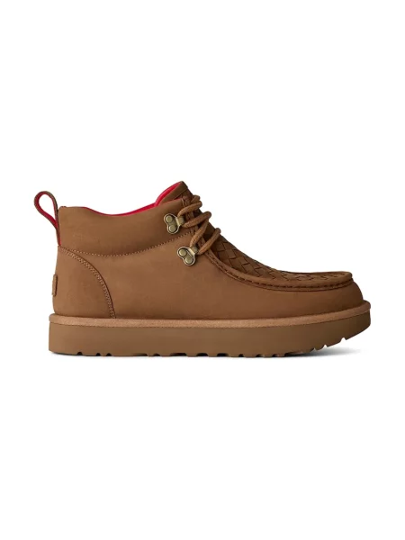 UGG pantofi de piele întoarsă x Ambush Woven Boot maro