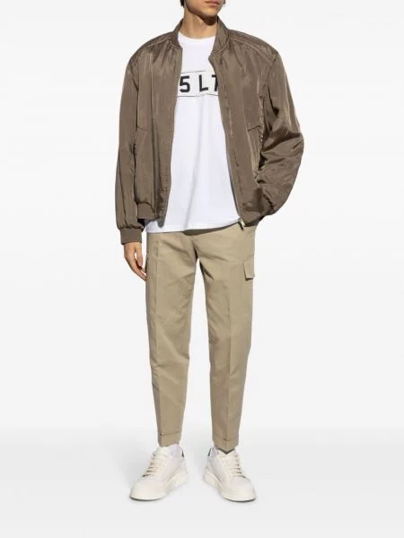 Raštuotas marškinėliai Ps Paul Smith balta