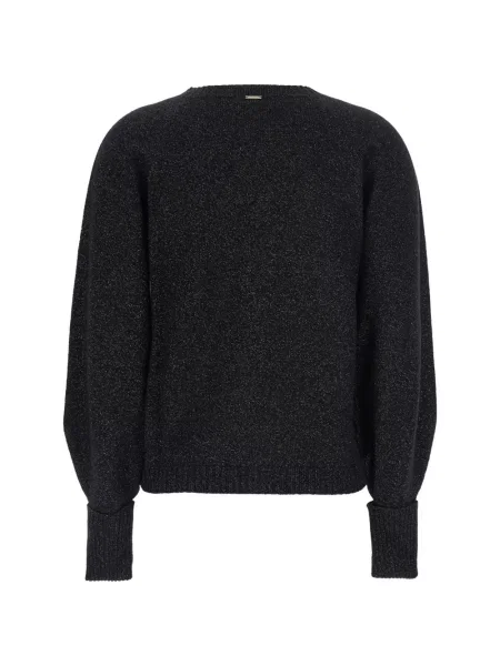 Lung pulover Twinset de lână negru