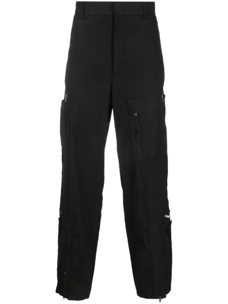 Poplínové kalhoty Givenchy černé