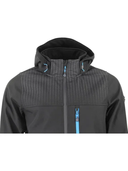 Geacă Peak Mountain softshell negru
