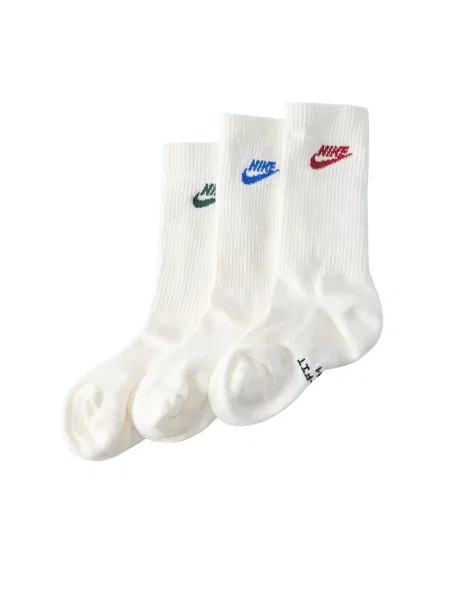 Nike Sportswear Șosete albastru / verde / roşu închis / murdar alb