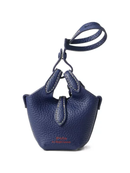 Δερμάτινο polo Polo Ralph Lauren μπλε