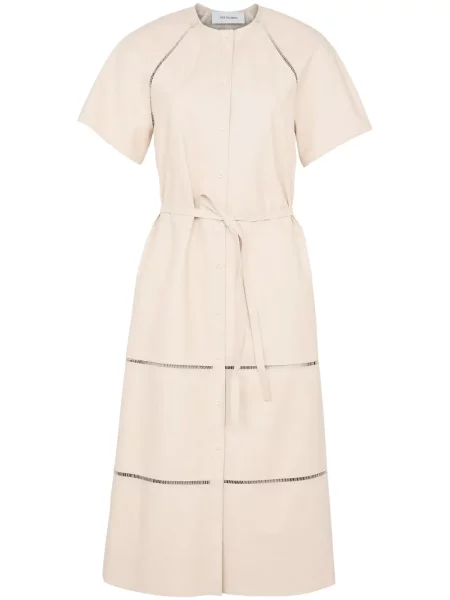 Rochie Yves Salomon din piele de costum