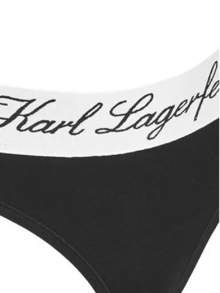 KARL LAGERFELD Klašične gaćice crna