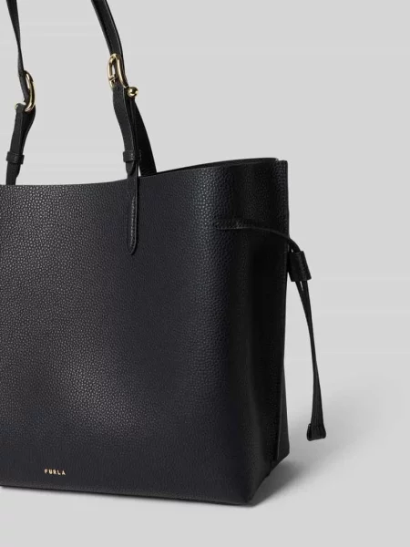 Torebka z naturalnej skóry z detalem z logo model Ava' Furla
