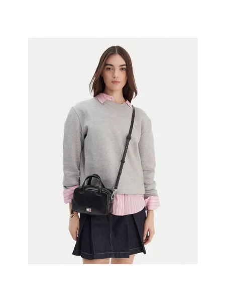 Tommy Jeans Дамска чанта Tjw City Trunk Crossover черен