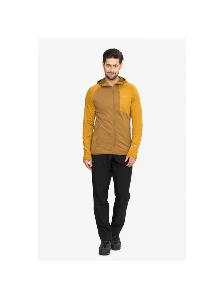 Bluza VIKING Birger Man rozpinana z kapturem żółta