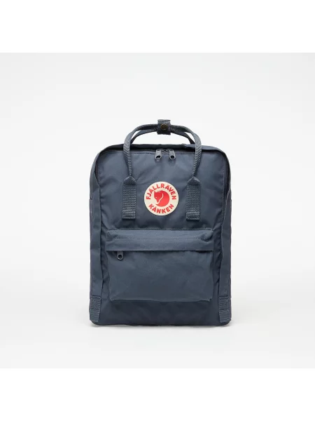 Рюкзак Fjallraven Kanken великий з аплікацією сірий