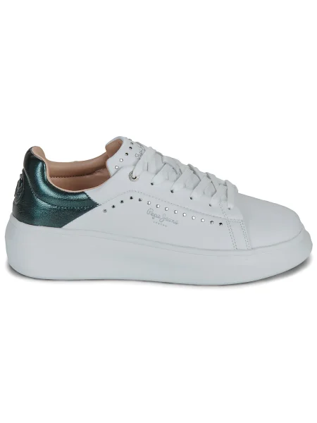 Sneakerși Pepe Jeans alb