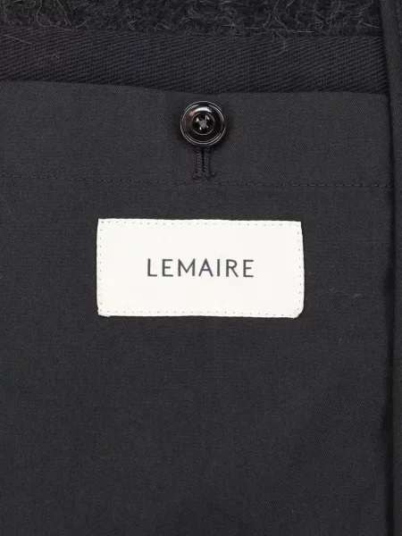 Cu centură palton Lemaire cu rever gri