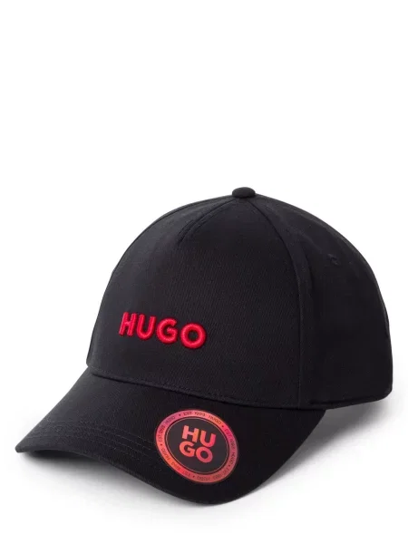 HUGO czapka z daszkiem Jude Mężczyźni jednolity ONE SIZE czarny