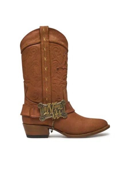 Naked Wolfe Western csizmák Outlaw barna