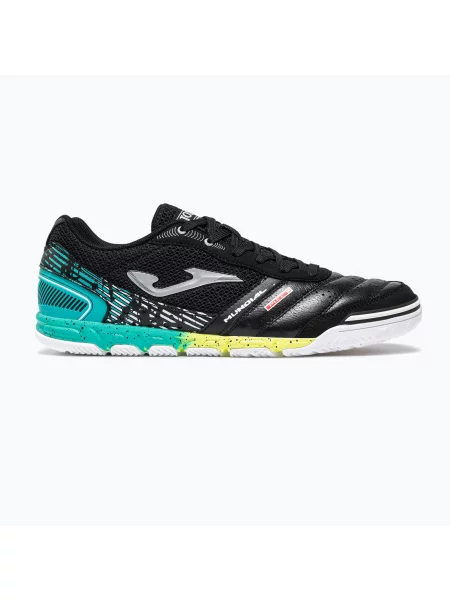 Încălțăminte de fotbal pentru bărbați Joma Mundial Indoor black negru