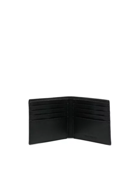Portfel Emporio Armani skórzany czarny