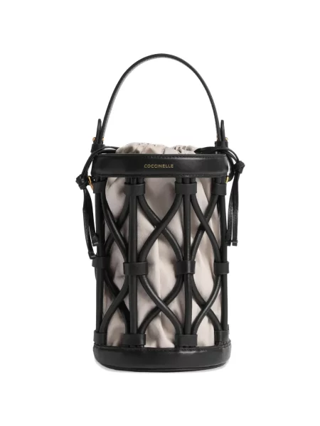 Geantă bucket Coccinelle mini negru