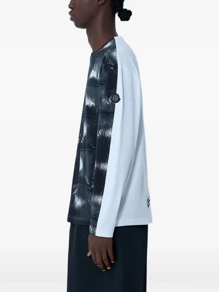 Tricou Moncler cu imagine negru